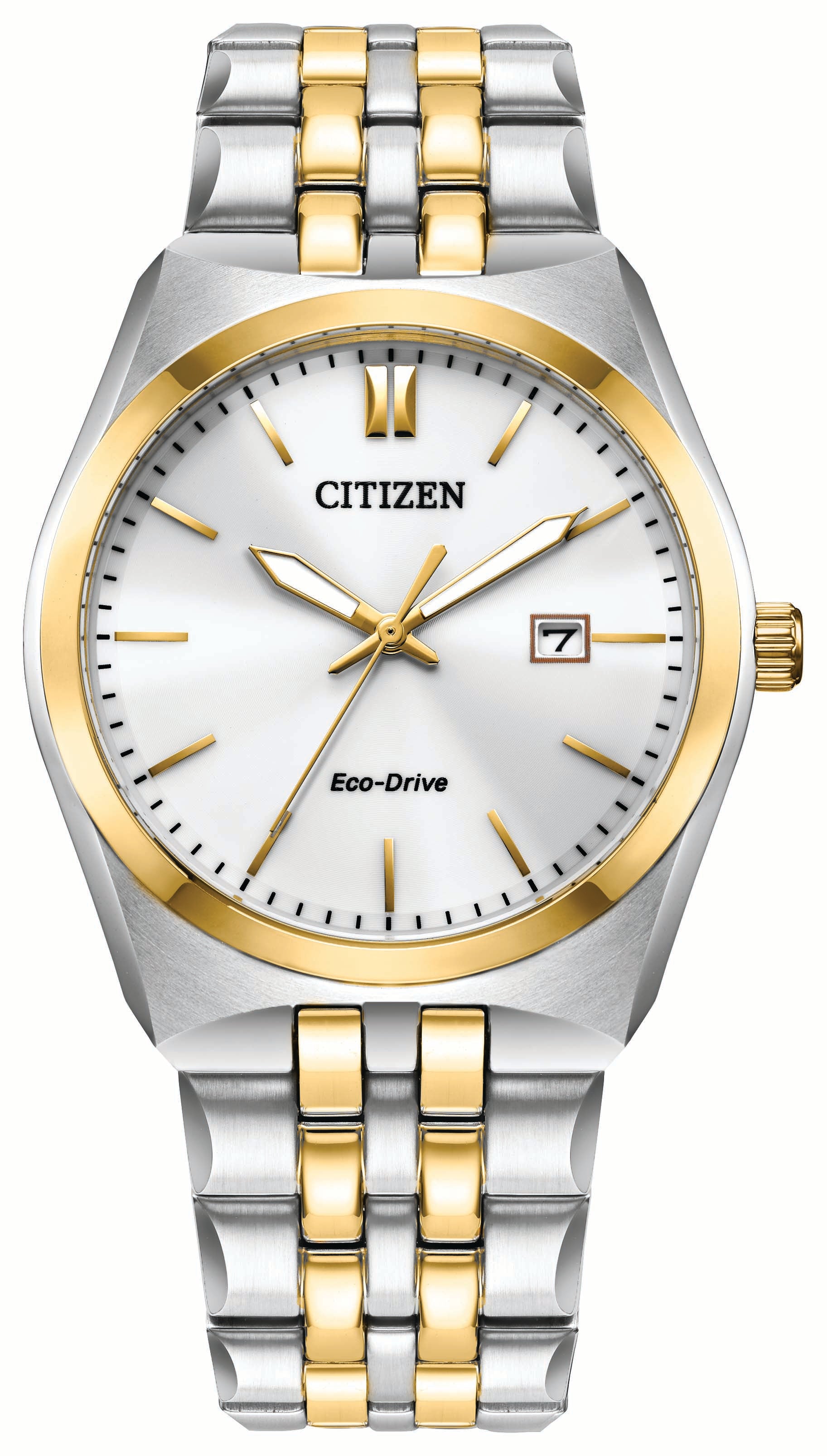 Citizen eco drive two tone men's watch best sale